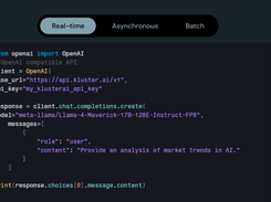 kluster.ai Screenshot 1