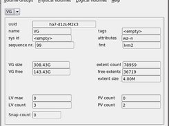 3. volume group properties