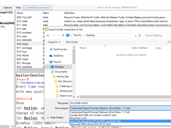 Kindle Mate - Export Kindle clippings to text file, Excel and Anki