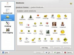 Custom Emoticons management