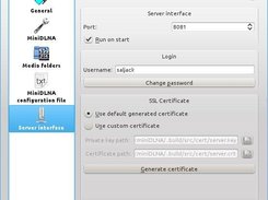Settings REST interface