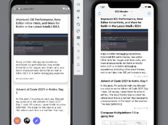 KMM RSS Reader Screenshot 1