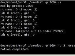 Inserting a new fd on an outter process thanks to my LKM