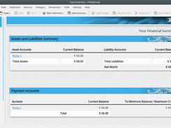 KMyMoney Screenshot 1