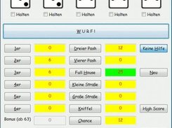 KniffelWX 1.0 under WindowsVista