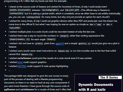 knitr Screenshot 1