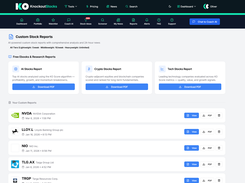 Generate custom stock reports