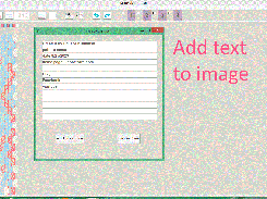 add text to image