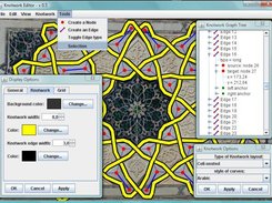 Fitting a knotwork from an islamic pattern (with GUI)