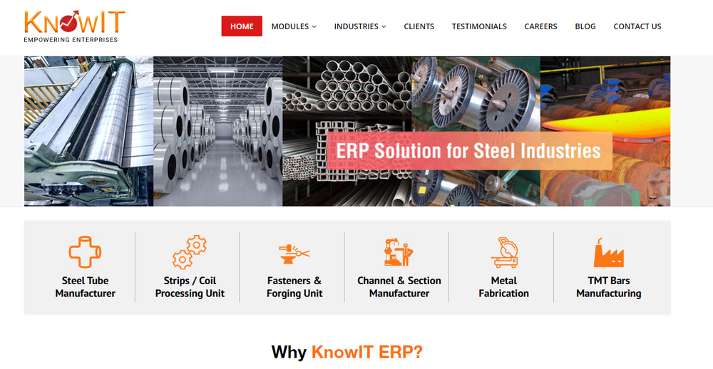 Knowit ERP Screenshot 1