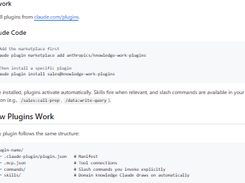 Knowledge Work Plugins Screenshot 1