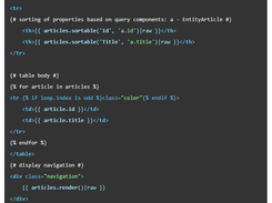 KnpPaginator Bundle Screenshot 1