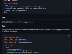 koa-react-router Screenshot 1