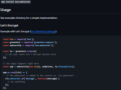 koa-websocket Screenshot 1