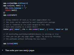 Koa2 & Next.js hydration packages Screenshot 1