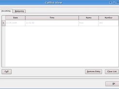 Calllist Dialog