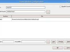 Sound Configuration Dialog