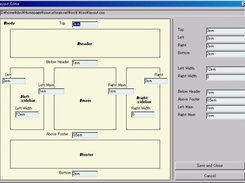 Layout Editor of Cobalt Web Builder v4.1-alpha