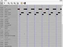 GKocto displaying three equal processes with different prio