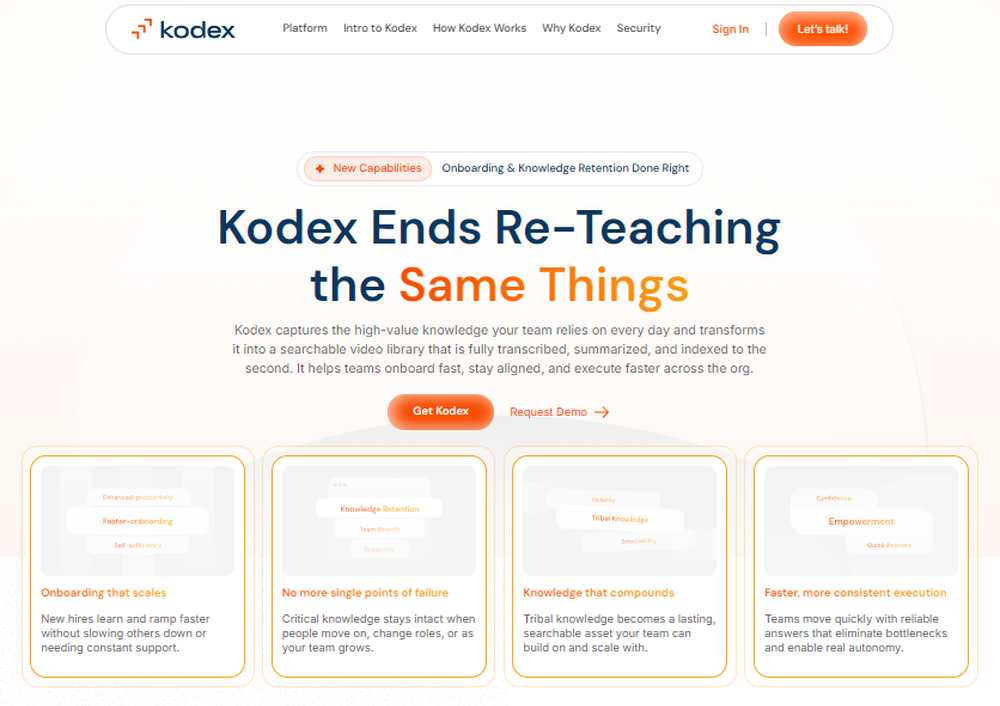 Kodex Screenshot 1