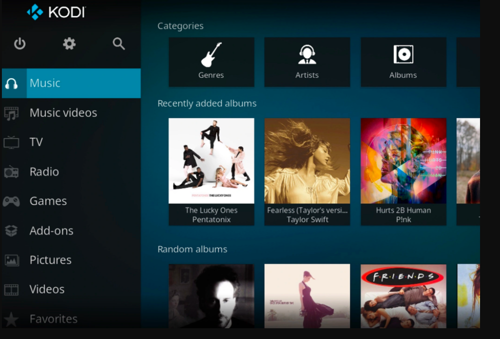 Kodi Screenshot 1