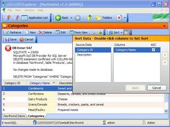 Kodigo Explorer in Errormode with Sort dropdown