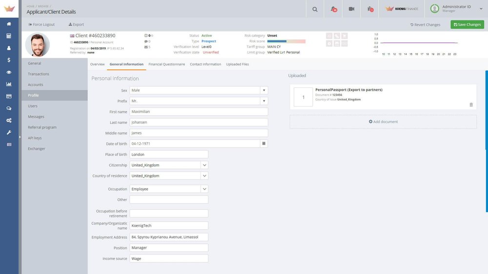 KoenigFinance Screenshot 1