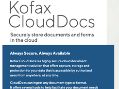 Kofax CloudDocs Screenshot 1