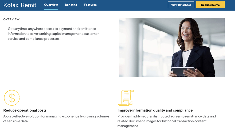 Tungsten iRemit Screenshot 1