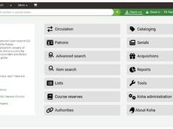 Koha Library Software Screenshot 1