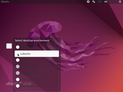 Lubuntu Login Screen
