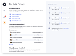 Kolide's End-user Privacy Center