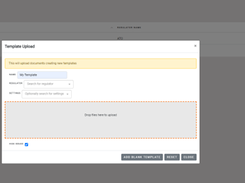 Import a template into Kollate-it