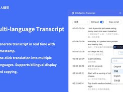 Multi-language Transcript