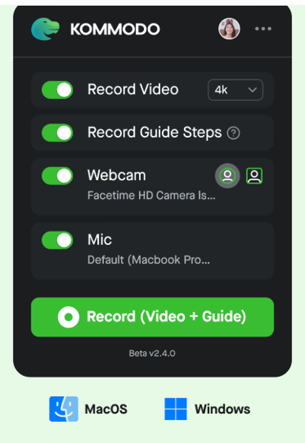 Kommodo Screenshot 1