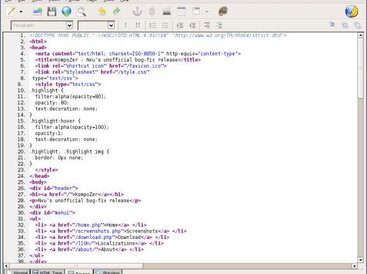 Source view