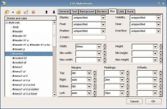 kompozer force cache refresh