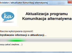 Okno instalacji / automatycznej aktualizacji