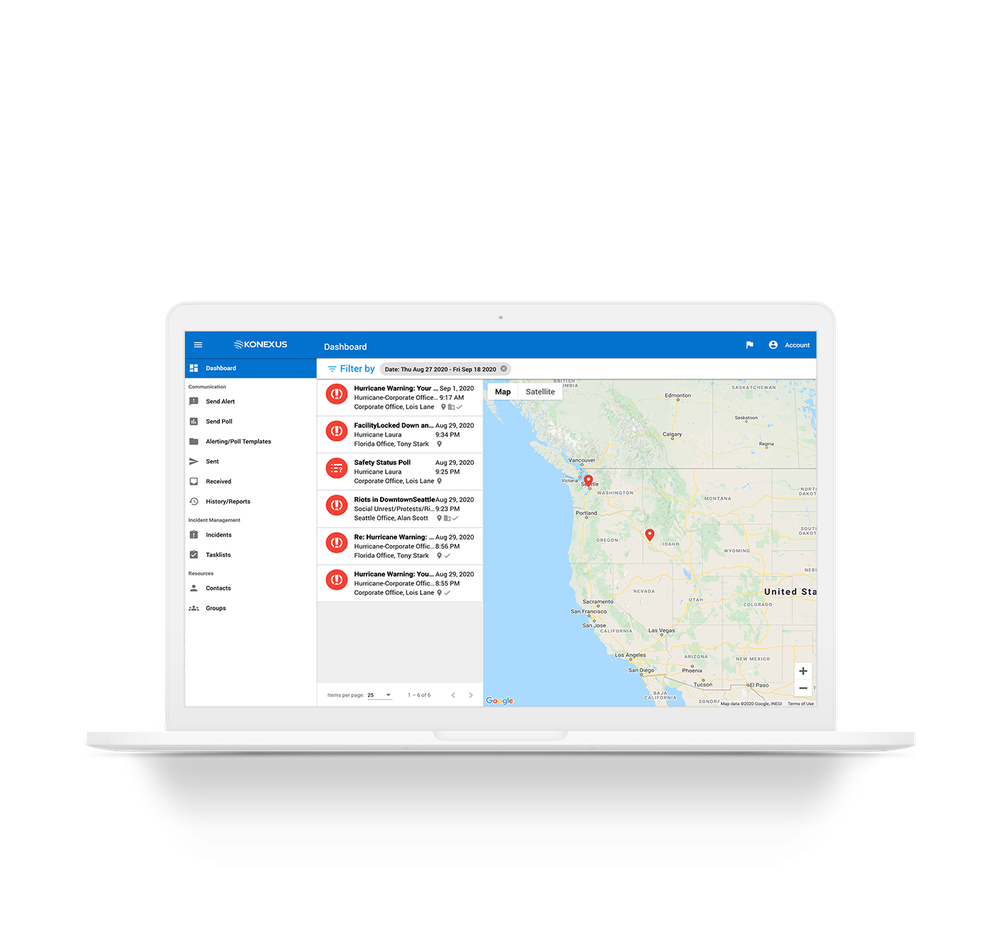 Konexus DashBoard