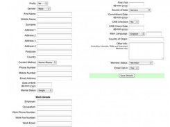 Add a member screen