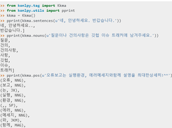 KoNLPy Screenshot 1
