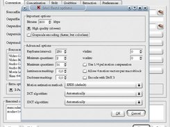 Konverter (version 0.92-beta1) DivX options