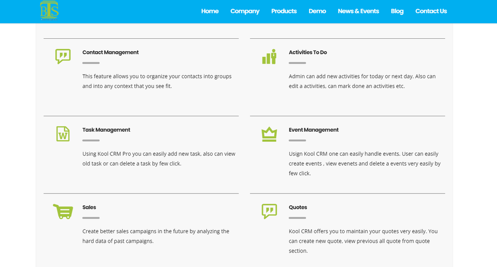 Kool CRM Screenshot 1