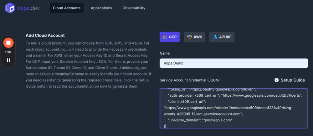 Kops.dev Screenshot 1