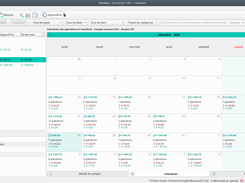 Vue en mode "calendrier"