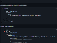 Kotlin Telegram Bot Screenshot 1