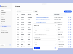 Admin Panel Built With Kottster