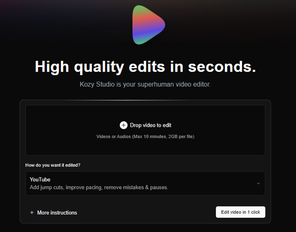 Kozy Studio Screenshot 1