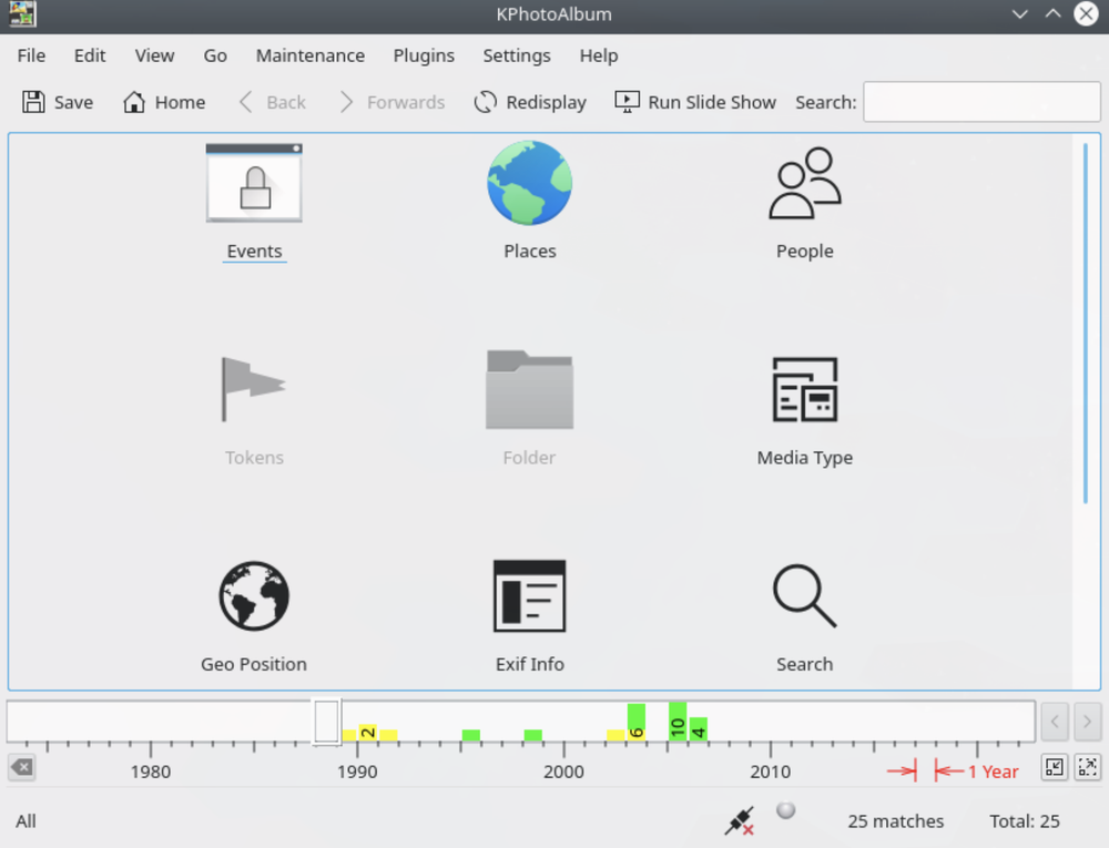 KPhotoAlbum Screenshot 1