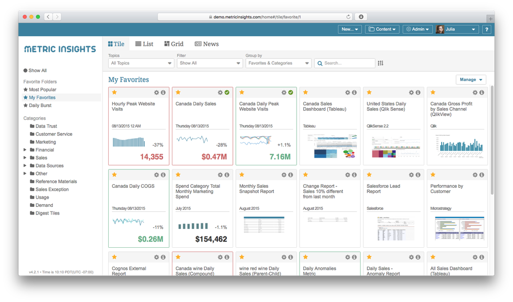 Metric Insights Screenshot 1